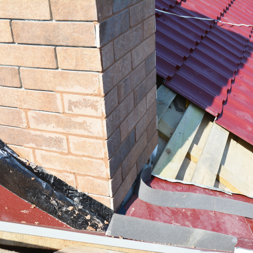 Renovatie dak en schoorsteen